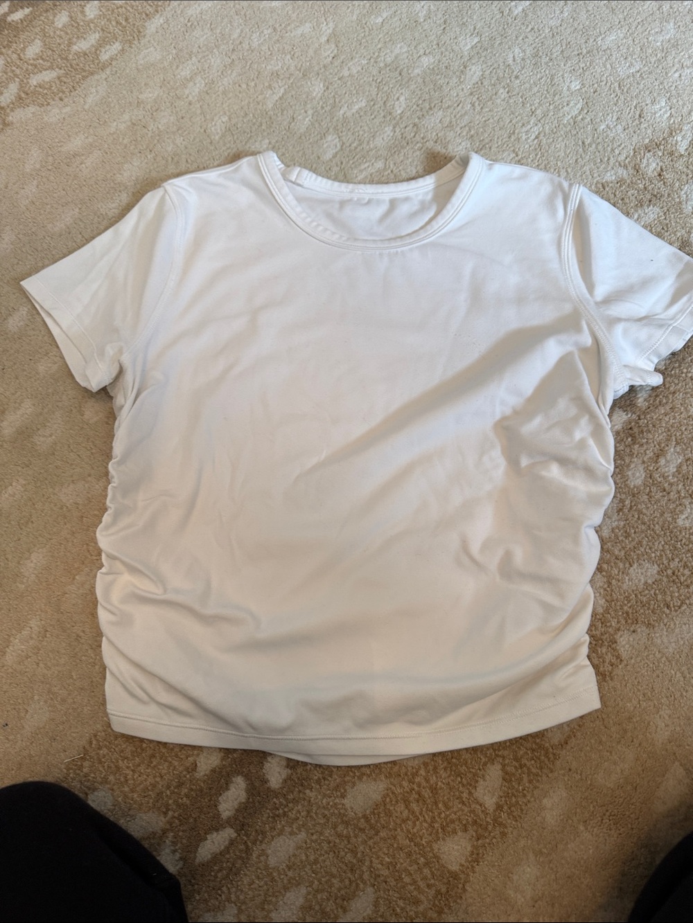lululemon athletica White Short Sleeve Performance Tee